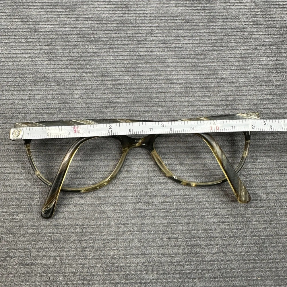 Bulova Newport Black Horn Cat Eye Eyeglasses Frames 52-17-135 NEWPORT BKHRN